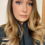 Kelsey in grey jacket